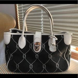 Dooney and Bourke nautical bag, blue